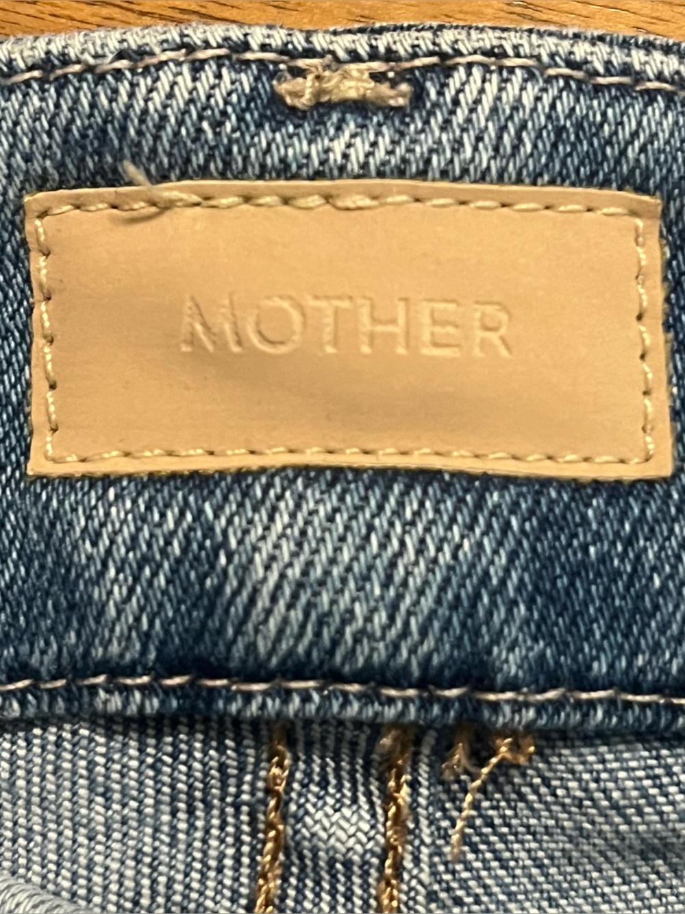 MOTHER High Waisted Looker Ankle Fray Jeans in Hey Sun size 25 - Picture 8 of 11